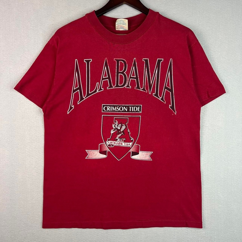 Vintage University of Alabama Crimson Tide Collegiate Red Tee Shirt L